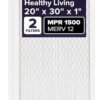 Filterbuy 20x25x1 Air Filter MERV 8 Dust Defense (4-Pack), Pleated HVAC AC Furnace Air Filters Replacement (Actual Size 19.50 x 24.50 x 0.75 Inches) - Replacement Furnace Filters -