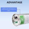 Capacitor 35/5 Uf Mfd±6% Dual Run Start Ac Capacitor for HVAC Systems Air Conditioner Units Fan Motor Starts Heat Pumps Condensers and Straight Cool Applications Operates 370/440vac Frequency 50/60hz  Industrial & Scientific - Image 6