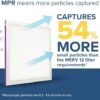 OlitAir 20x25x1 MERV 8 Air Filter,AC Furnace Air Filter,Reusable ABS Plastic Frame, 7 Pack Replaceable Filter Media (Actual Size 19 3/4" x 24 3/4" x 3/4") - - Image 4