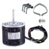 VEVOR 1/2HP Furnace Blower Motor, 208/230V 2.7Amps, 1075RPM 5 Speeds, CW/CCW Rotation, 48 Frame 3.4" Shaft Length, 7.5μF/450V Capacitor + 11" Hold Hoop  Tools & Home Improvement