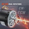 VEVOR 1/2HP Furnace Blower Motor, 208/230V 2.7Amps, 1075RPM 5 Speeds, CW/CCW Rotation, 48 Frame 3.4" Shaft Length, 7.5μF/450V Capacitor + 11" Hold Hoop  Tools & Home Improvement - Image 5